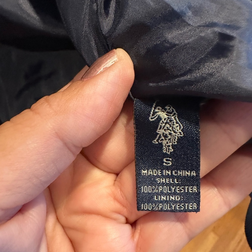 U.S. Polo Assn. Blue Jacket with White Accents - Picture 5 of 6